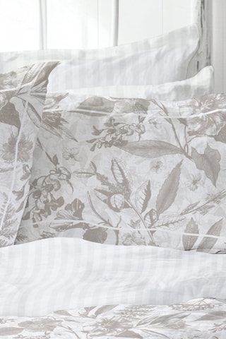 Taie de traversin en satin de coton 80 fils/cm² - Blanc