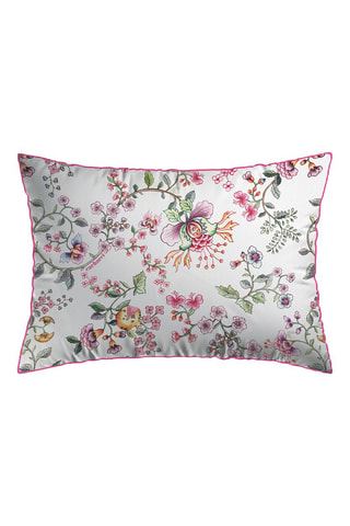 2 taies d'oreiller en satin de coton 80 fils/cm² Confettis poudrés - Blanc