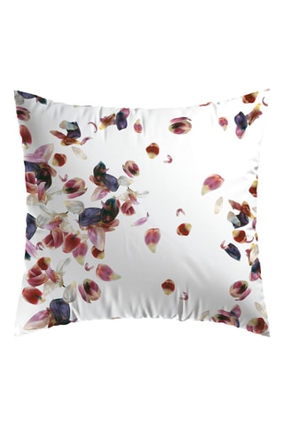 2 taies d'oreiller en satin de coton 80 fils/cm² Aurore - Blanc