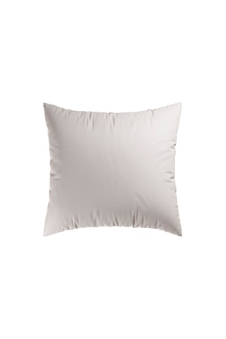 2 taies d'oreiller en satin de coton 200 fils/cm² Lace - Taupe