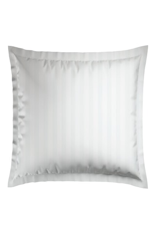 2 taies d'oreiller en satin de coton 80 fils/cm² Jardin de roses - Vert Thym
