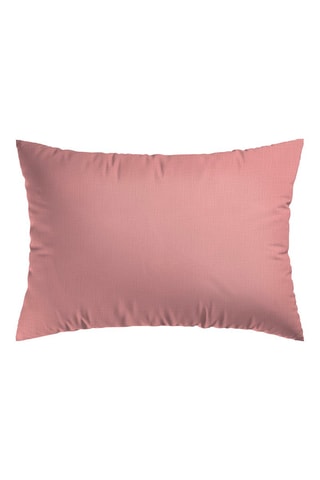 2 taies d'oreiller en gaze de coton 85 fils/cm² - Rose