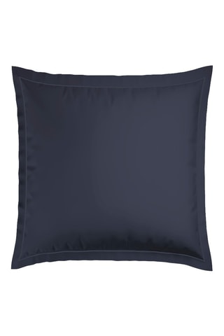 2 taies d'oreiller en satin de coton 80 fils/cm² - Bleu