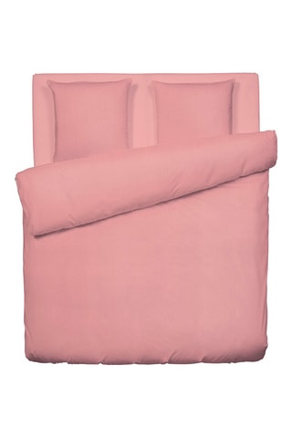 Parure de couette en gaze de coton 85 fils/cm² - Rose