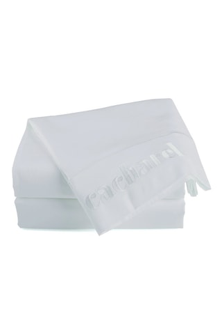 Drap plat en satin de coton 80 fils/cm² - Vert pâle