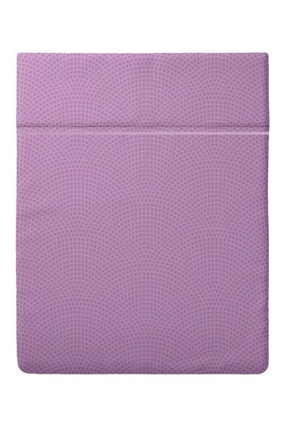Drap plat  en satin de coton 80 fils/cm² Ondelia - Rose