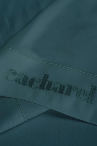 Drap plat en satin de coton 80 fils/cm² - Bleu