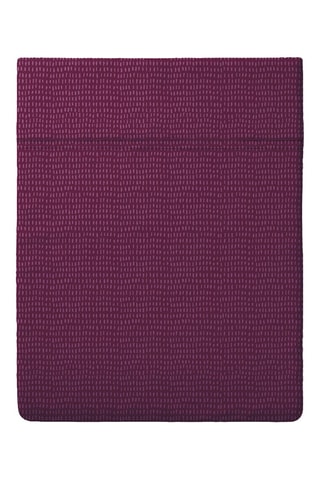 Drap plat en satin de coton 80 fils/cm² Sérika - Prune
