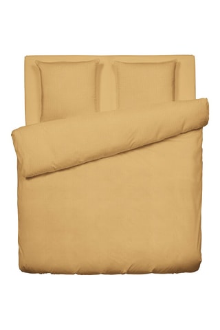 Housse de couette en gaze de coton 85 fils/cm² - Jaune