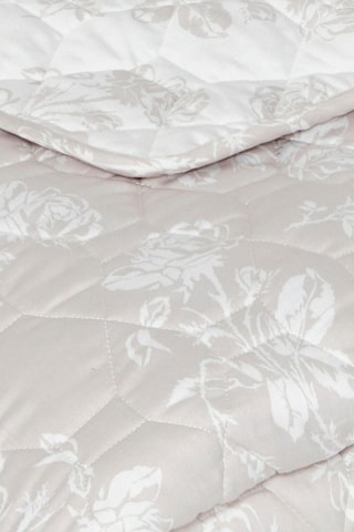 Couvre-lit XL Roses - Taupe