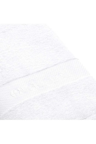 2 serviettes de toilette et 2 draps de douche - Blanc