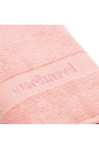 2 draps de douche - Rose - 70 x 140 cm
