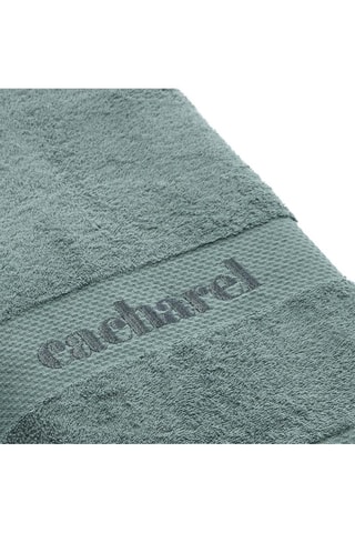 2 serviettes de toilette et 2 draps de douche - Vert sauge