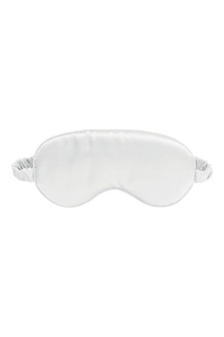 Masque de nuit en soie Ysia - Blanc
