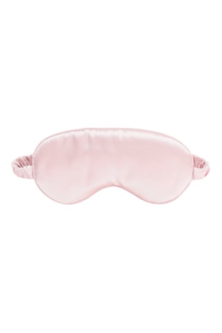 Masque de nuit en soie Ysia - Rose clair