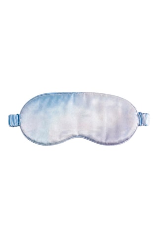 Masque de nuit en soie Ysia - Bleu