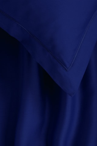Parure de draps en satin de coton 80 fils/cm² Uni 1 Baratta - Bleu