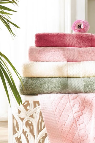 Set linge de bain Brise - 17 pièces - Ivoire