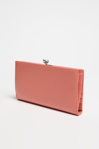 Portefeuille en cuir - Rose