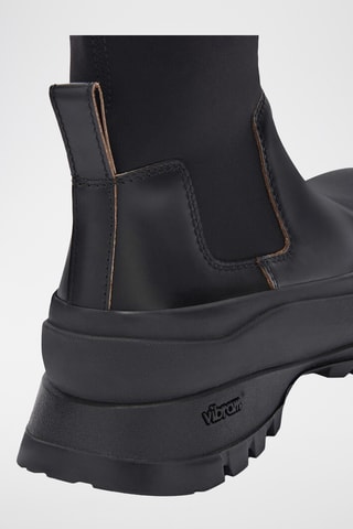 Bottes en cuir de veau - Noir