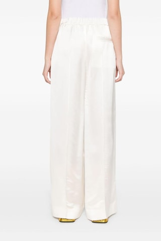 Pantalon taille haute - Blanc