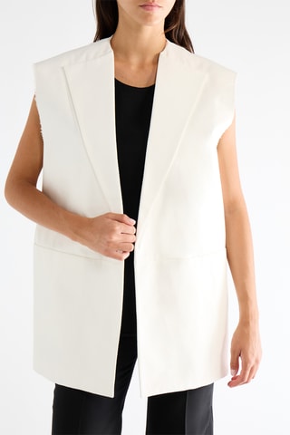 Veste sans manches - Blanc
