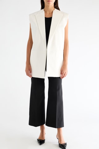 Veste sans manches - Blanc