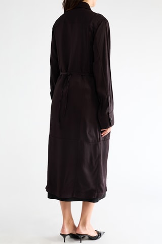 Veste longue - Marron foncé