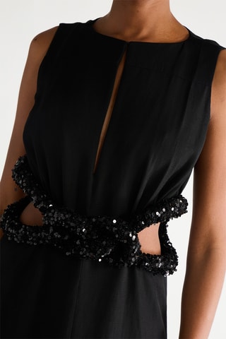 Robe longue- Noir