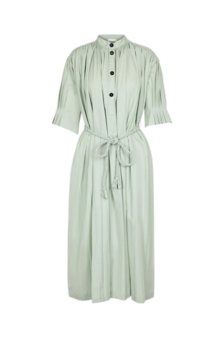 Robe midi en soie - Vert d’eau