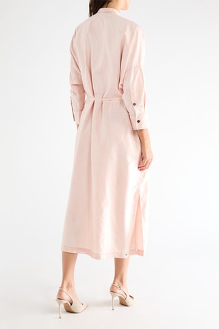 Robe midi en soie - Rose