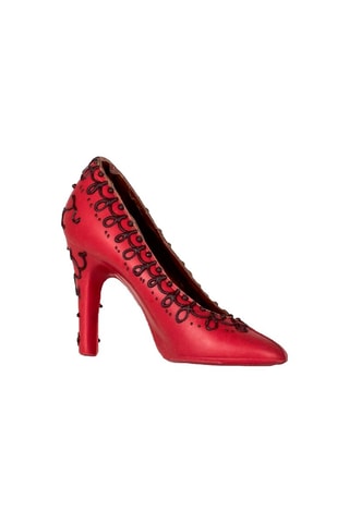Escarpin en chocolat noir décoré - 110 g