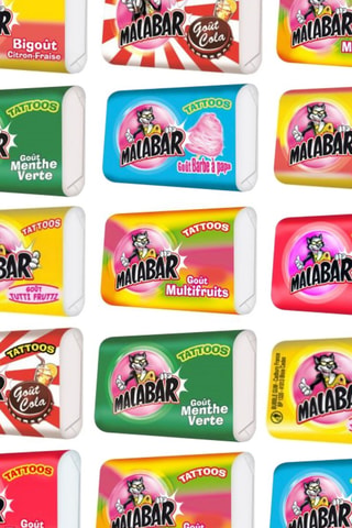 Assortiment de chewing-gums Malabar - 200 pièces