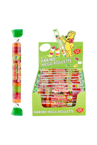 Boîte de Méga roulettes fizz acides - 40 pièces