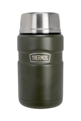 Porte-aliments isotherme compact en acier inoxydable King - 0,71 l