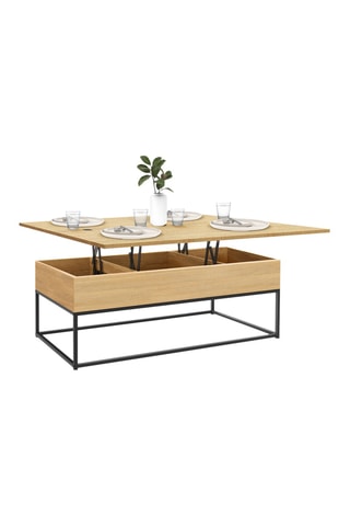 Table basse relevable - 100 x 40,5 x 55 cm