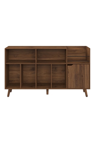 Meuble vinyles porte - 130 x 75 x 35 cm