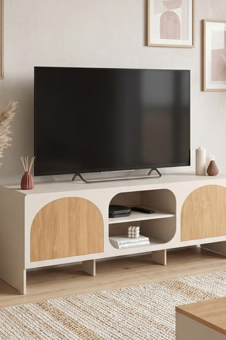 Meuble TV 2 portes - 140 x 50 x  40 cm