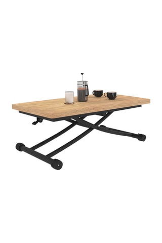 Table basse extensible et relevable Tribeca - 100 x 30/75 x 57/114 cm