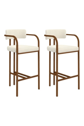 2 tabourets de bar - 44 x 93 x 46 cm