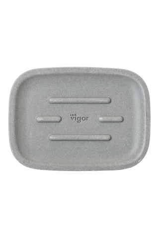 Porte-savon - 11,7 x 8,6 x 2,1 cm - Gris
