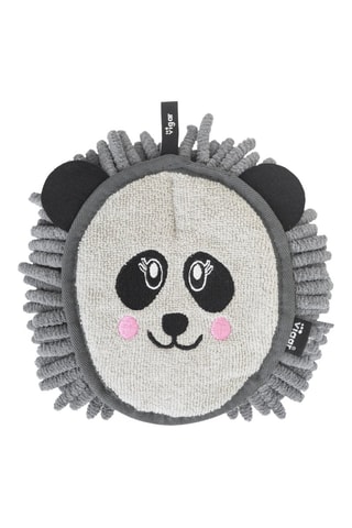 Pantoufles - Gris, noir et rose