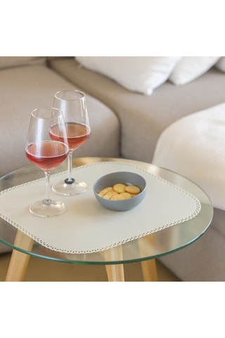 2 sets de table en silicone - 40 x 35 x 0,13 cm - Gris