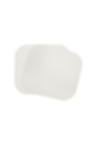 2 sets de table en silicone - 40 x 35 x 0,13 cm - Gris