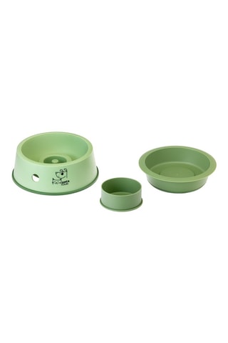 Set gamelle pour animaux - 24,7 × 24,7 × 9 cm