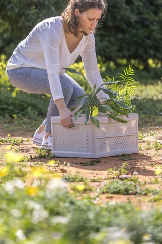 Boîte de rangement - 32 l - Blanc