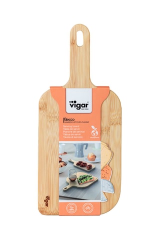 Plateau de service en bambou - 30 x 13 x 1,5 cm