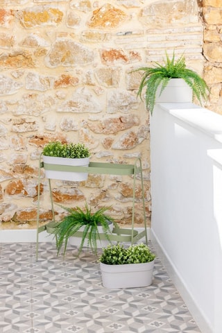 Jardinière 2 niveaux - 72 x 30 x 75 cm - Vert clair