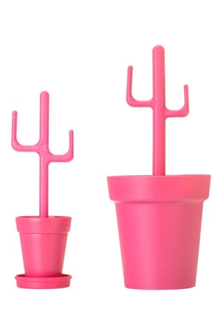 Set brosse WC - Rose