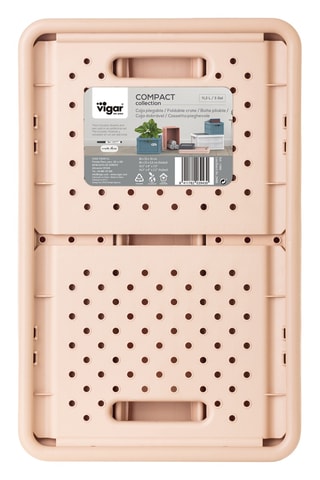 Boîte de rangement - 11,3 l - Rose